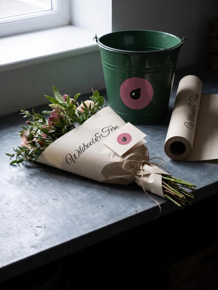 Wildroot & Fern, identitatea pe care o produce acest șablon, aplicată