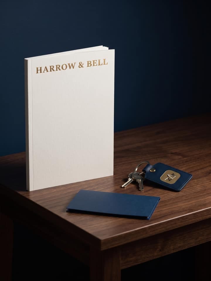 Harrow & Bell, identitatea pe care o produce acest șablon, aplicată